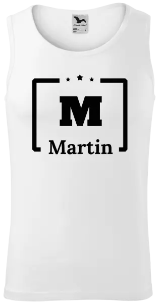 Pánské tílko Jméno s iniciálou