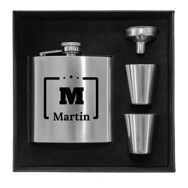 Placatka v krabičce Jméno s iniciálou