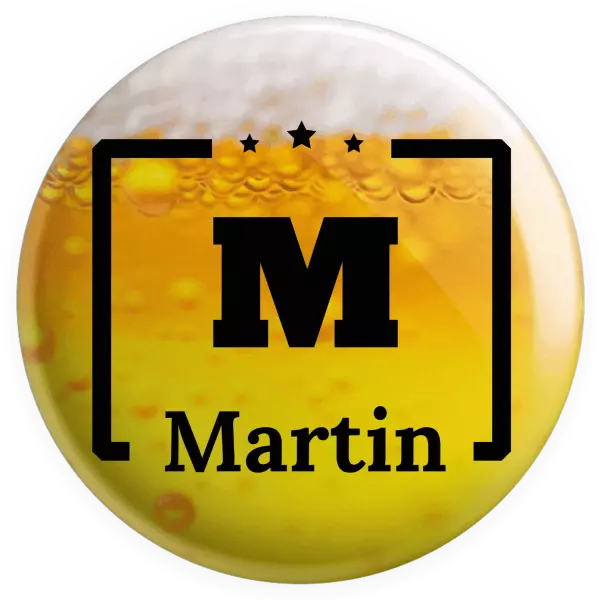 Placka Jméno s iniciálou