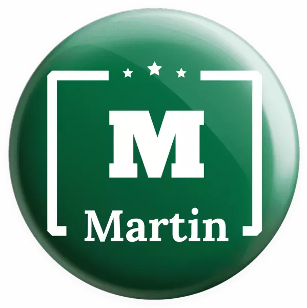 Placka Jméno s iniciálou