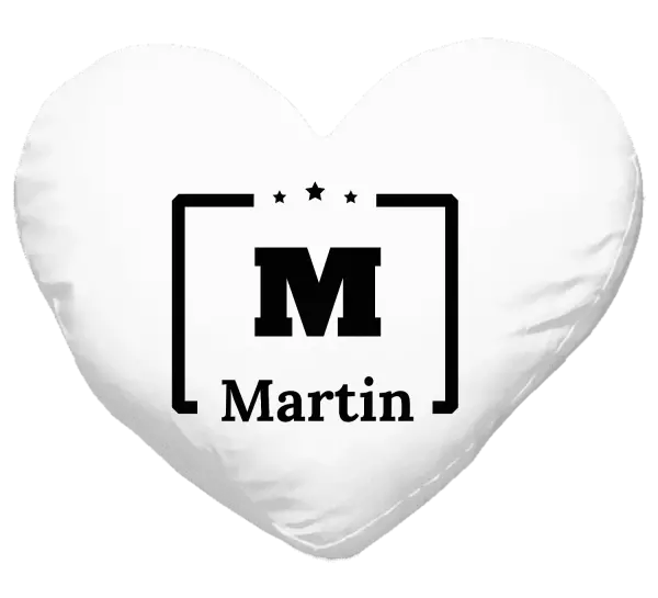 Polštář Jméno s iniciálou