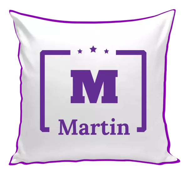 Polštář Jméno s iniciálou