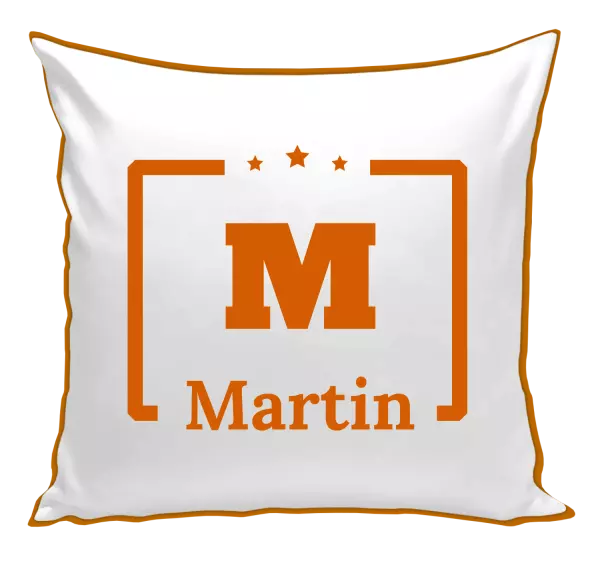 Polštář Jméno s iniciálou