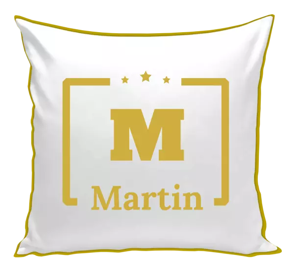 Polštář Jméno s iniciálou