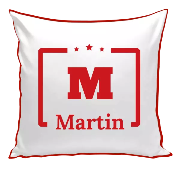 Polštář Jméno s iniciálou