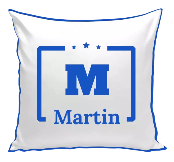 Polštář Jméno s iniciálou