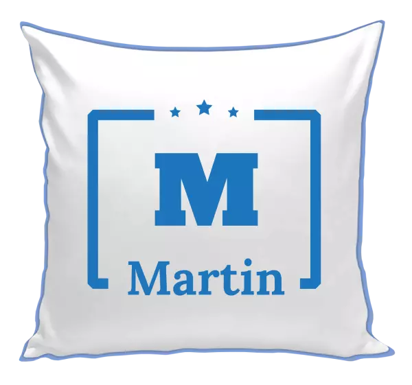Polštář Jméno s iniciálou