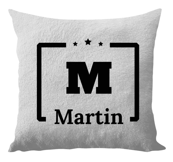 Polštář Jméno s iniciálou