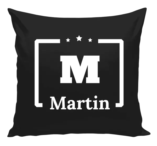 Polštář Jméno s iniciálou