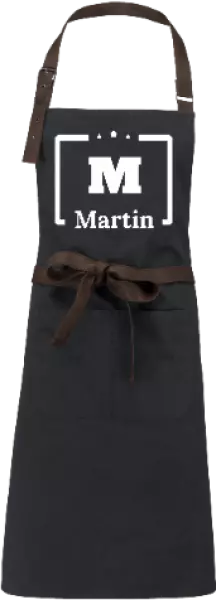 Zástěra Jméno s iniciálou