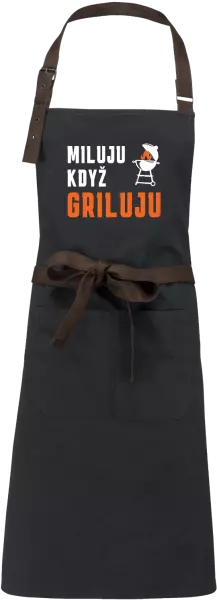 Zástěra Miluju když griluju