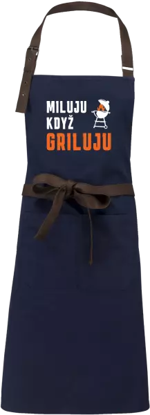 Zástěra Miluju když griluju