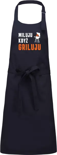 Zástěra Miluju když griluju