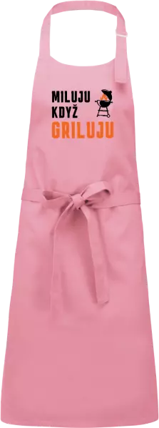 Zástěra Miluju když griluju