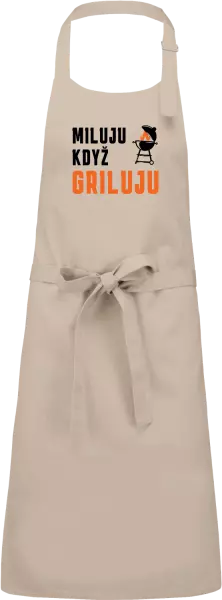 Zástěra Miluju když griluju