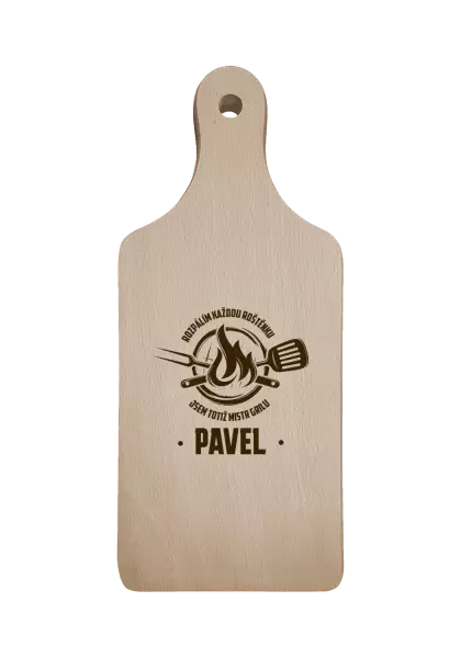 Prkénko Rozpálím každou roštěnku, jsem totiž mistr grilu