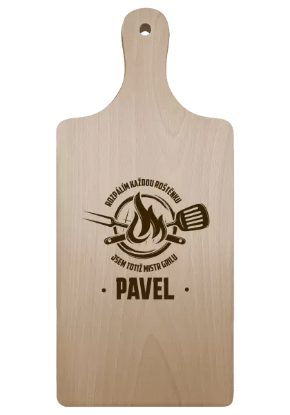 Prkénko Rozpálím každou roštěnku, jsem totiž mistr grilu