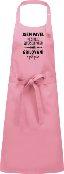 Zástěra Mezi moje superschopnosti patří grilování a pití piva