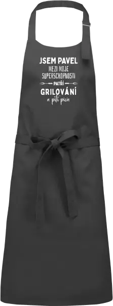 Zástěra Mezi moje superschopnosti patří grilování a pití piva