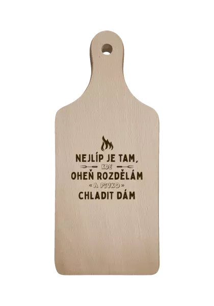 Prkénko Nejlíp je tam, kde oheň rozdělám