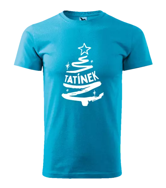 Pánské vánoční tričko Stromeček tatínek