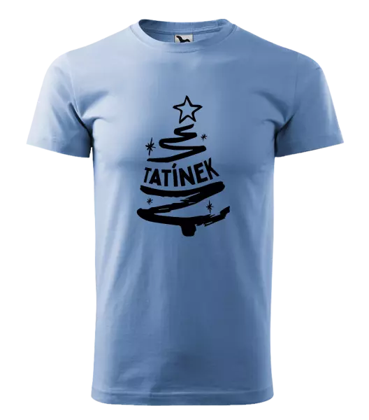 Pánské vánoční tričko Stromeček tatínek