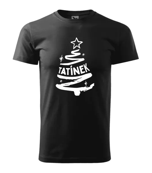 Pánské vánoční tričko Stromeček tatínek