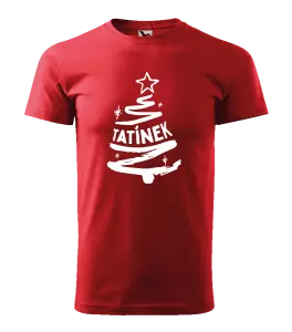 Pánské vánoční tričko Stromeček tatínek