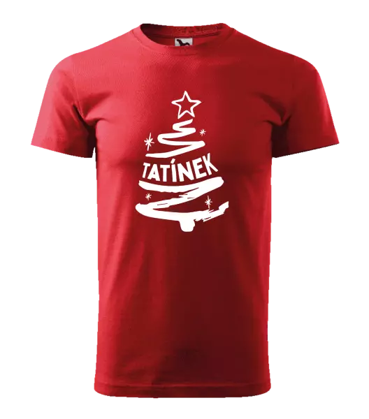 Pánské vánoční tričko Stromeček tatínek