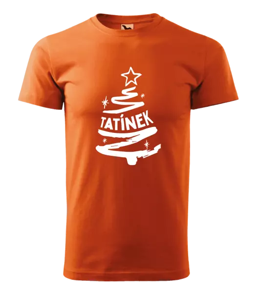 Pánské vánoční tričko Stromeček tatínek