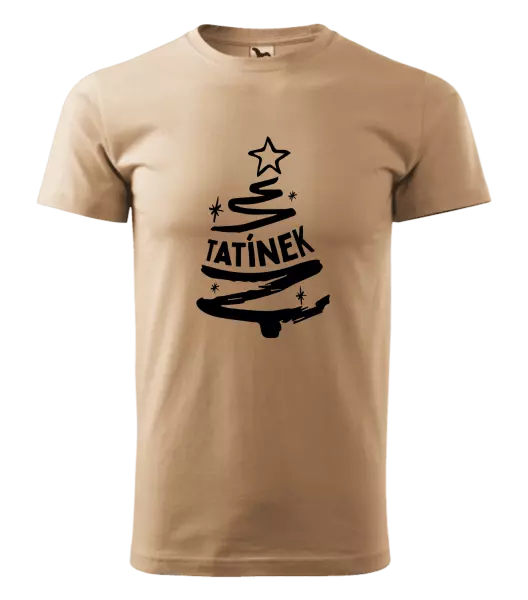 Pánské vánoční tričko Stromeček tatínek