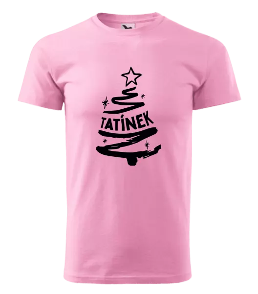 Pánské vánoční tričko Stromeček tatínek