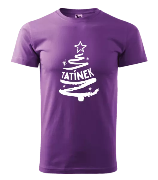 Pánské vánoční tričko Stromeček tatínek