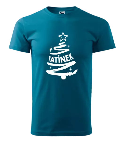 Pánské vánoční tričko Stromeček tatínek