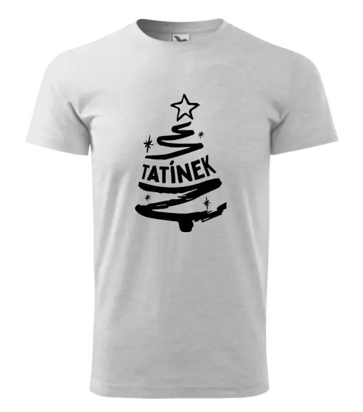 Pánské vánoční tričko Stromeček tatínek