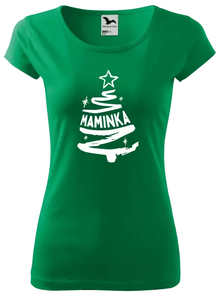 Dámské vánoční tričko Stromeček maminka