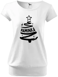 Dámské vánoční tričko Stromeček maminka