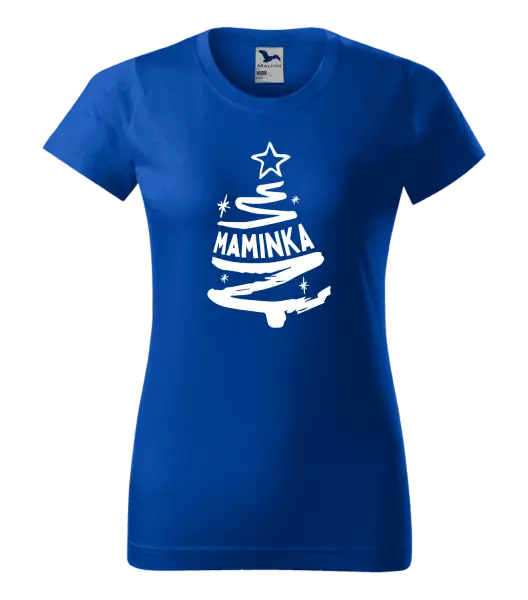 Dámské vánoční tričko Stromeček maminka