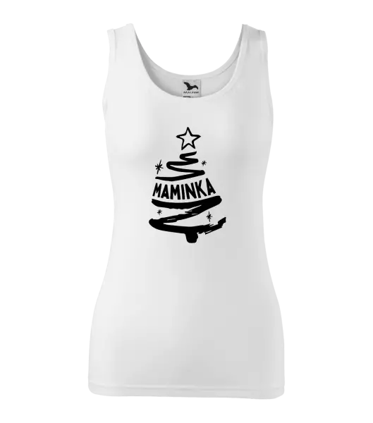Dámské vánoční tílko Stromeček maminka
