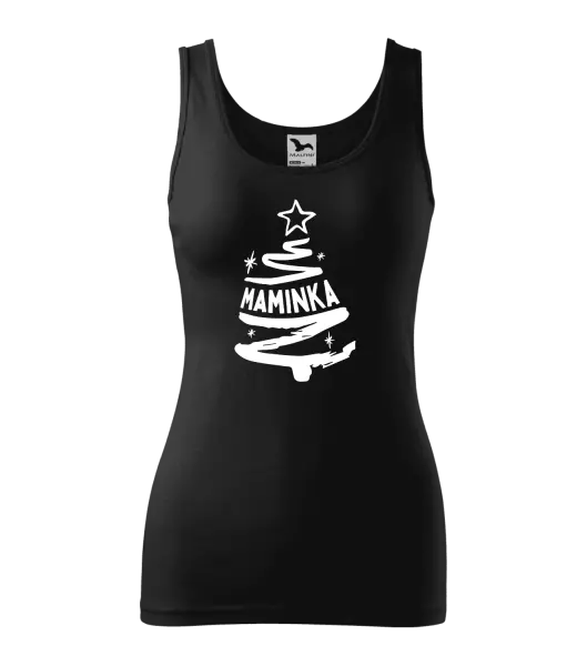 Dámské vánoční tílko Stromeček maminka