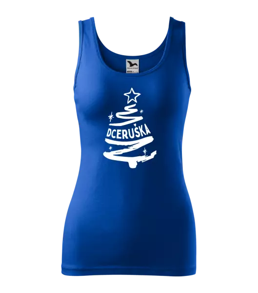 Dámské vánoční tílko Stromeček dceruška