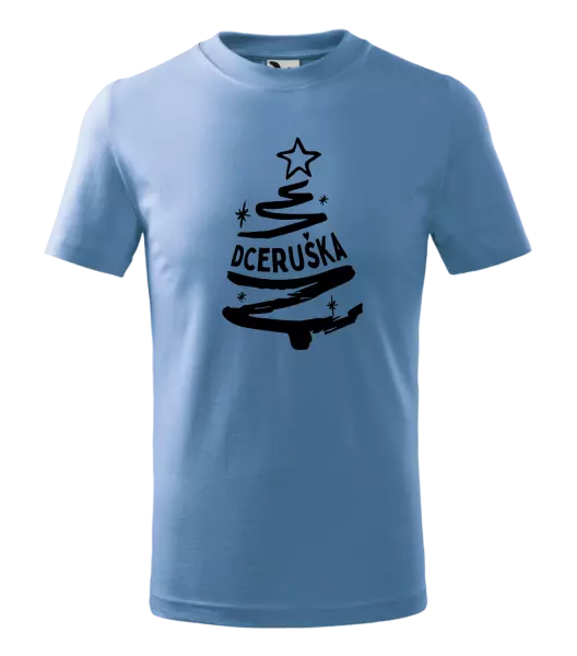 Dětské vánoční tričko Stromeček dceruška