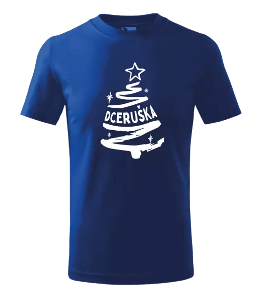 Dětské vánoční tričko Stromeček dceruška