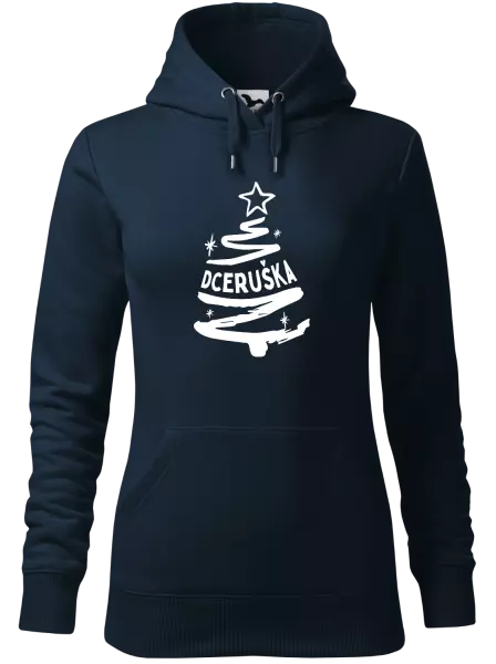 Dámská vánoční mikina Stromeček dceruška