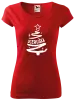 Dámské vánoční tričko Stromeček dceruška