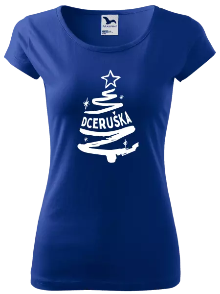 Dámské vánoční tričko Stromeček dceruška
