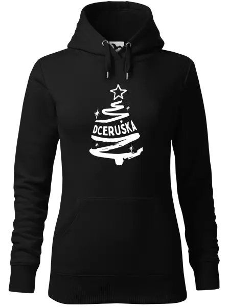 Dámská vánoční mikina Stromeček dceruška