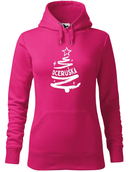 Dámská vánoční mikina Stromeček dceruška