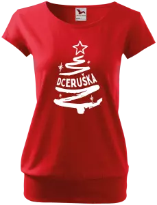 Dámské vánoční tričko Stromeček dceruška