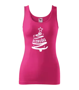 Dámské vánoční tílko Stromeček dceruška